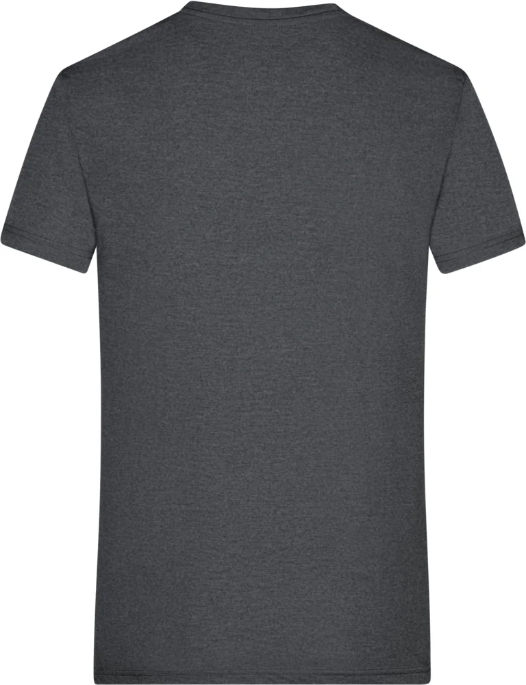 Herren V-Ausschnitt Melange T-Shirt