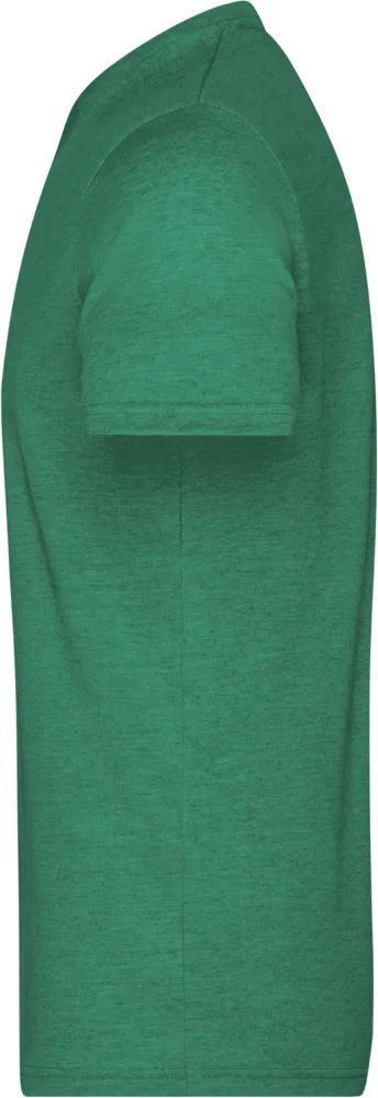 Herren V-Ausschnitt Melange T-Shirt