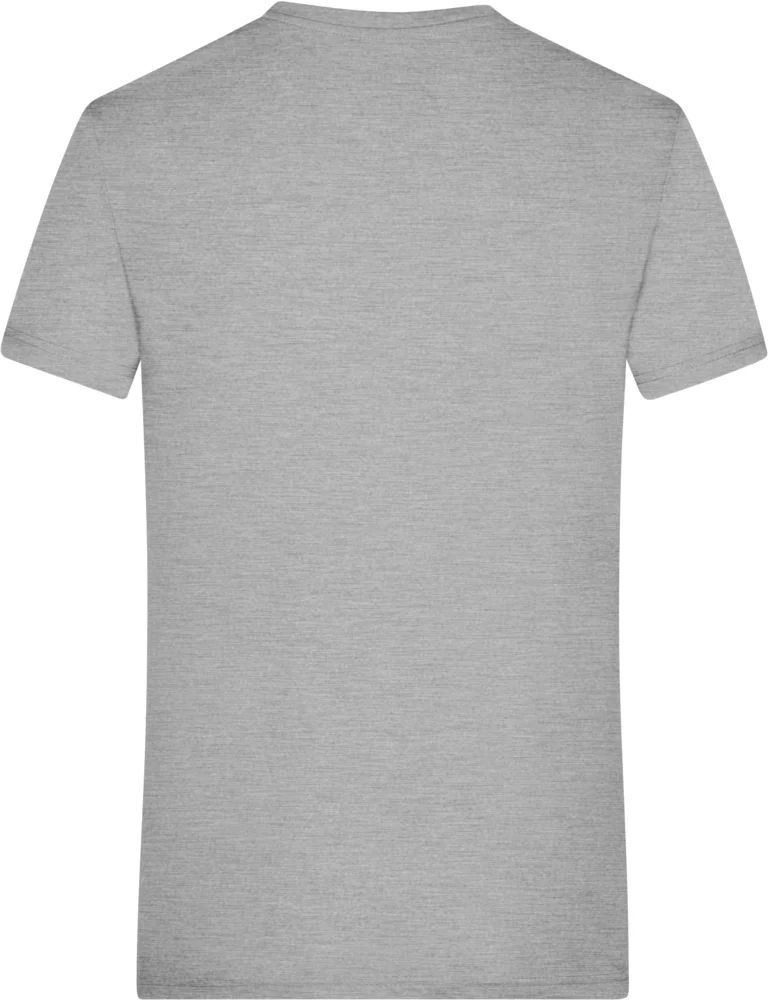 Herren V-Ausschnitt Melange T-Shirt