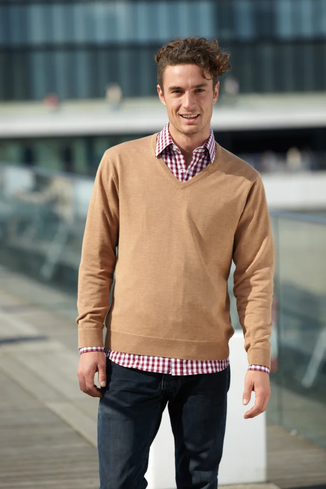 Men's V-Neck Pullover