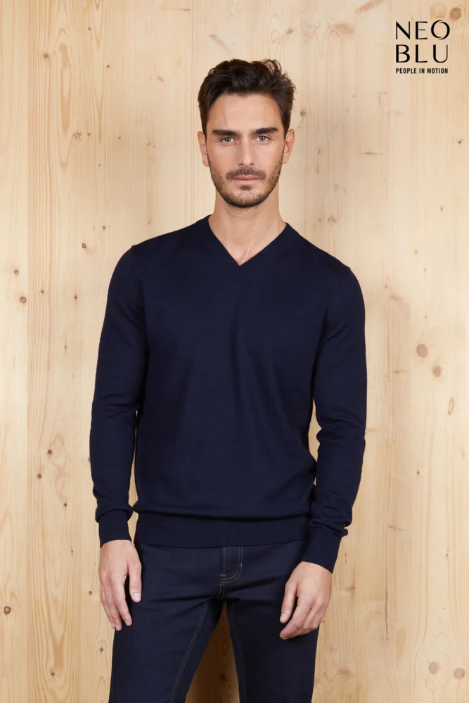 Herren V-Ausschnitt Pullover