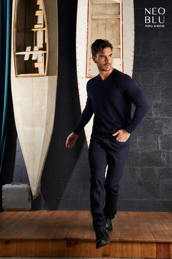 Herren V-Ausschnitt Pullover