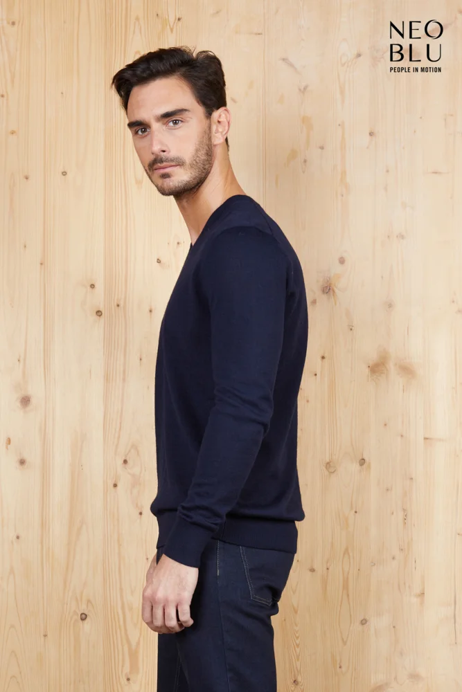 Herren V-Ausschnitt Pullover