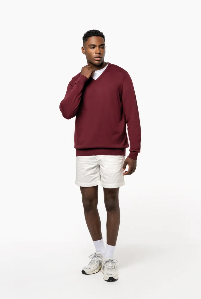 Herren V-Ausschnitt Pullover