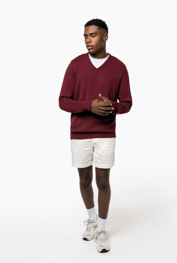 Herren V-Ausschnitt Pullover