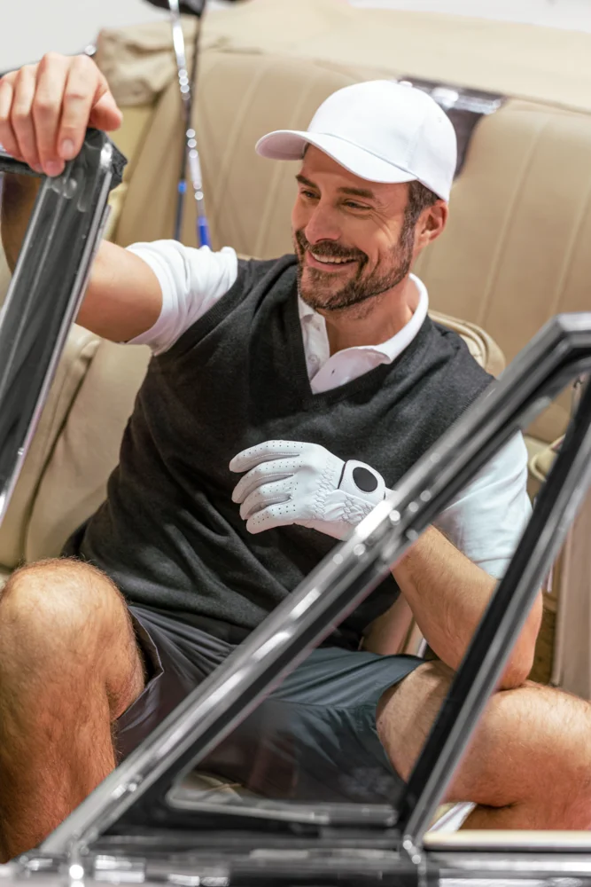 Herren V-Ausschnitt Pullunder