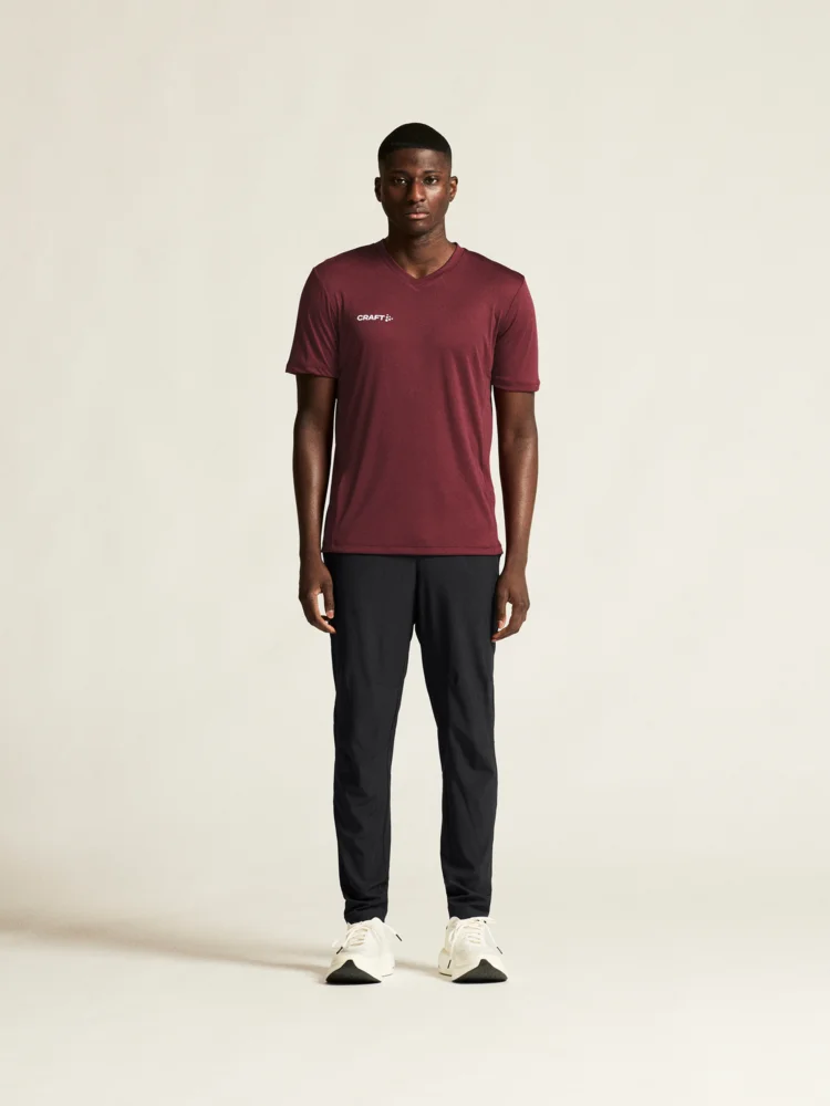 Herren V-Ausschnitt Sport Shirt
