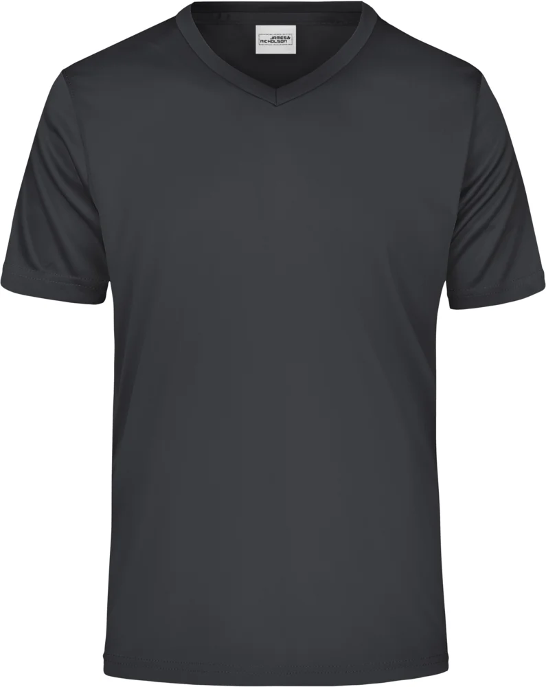 Herren V-Ausschnitt Sport T-Shirt