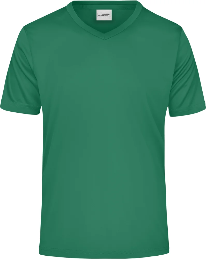Herren V-Ausschnitt Sport T-Shirt