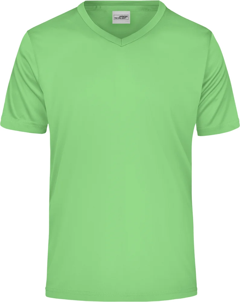 Herren V-Ausschnitt Sport T-Shirt