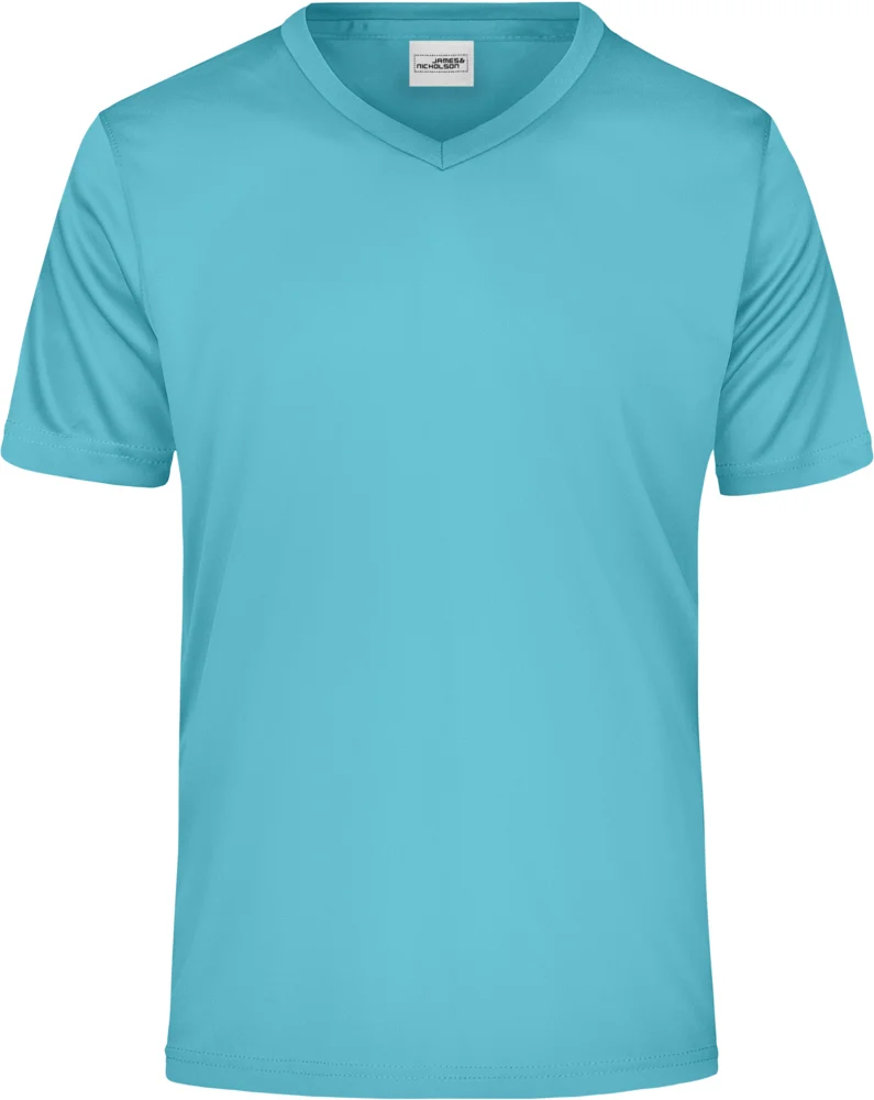 Herren V-Ausschnitt Sport T-Shirt