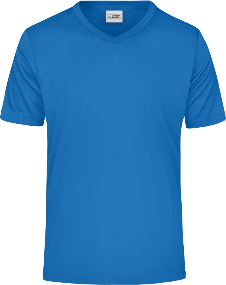 Herren V-Ausschnitt Sport T-Shirt