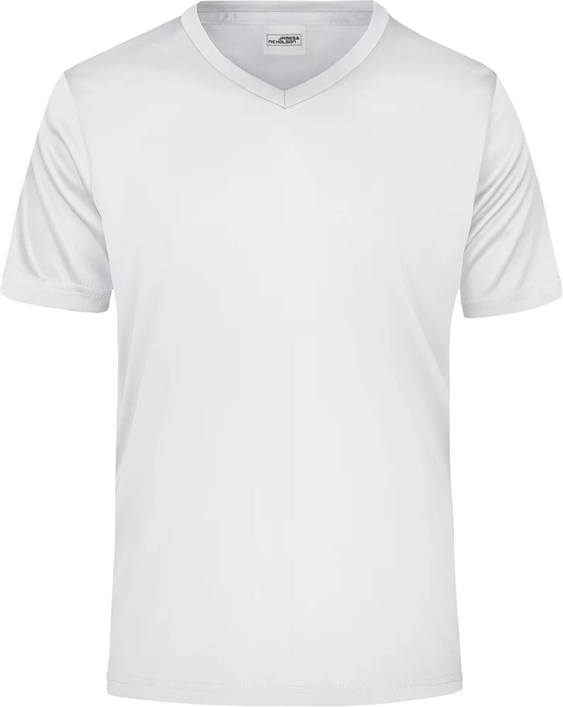 Herren V-Ausschnitt Sport T-Shirt