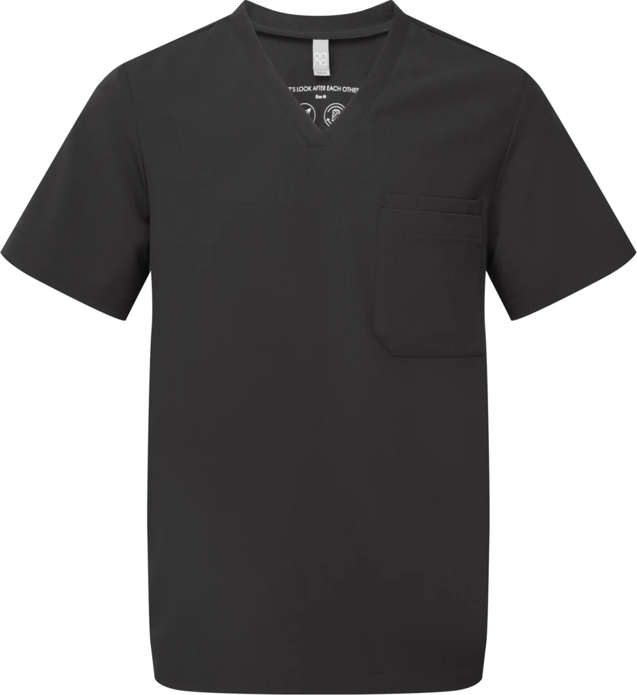 Herren V-Ausschnitt Stretch Kasack