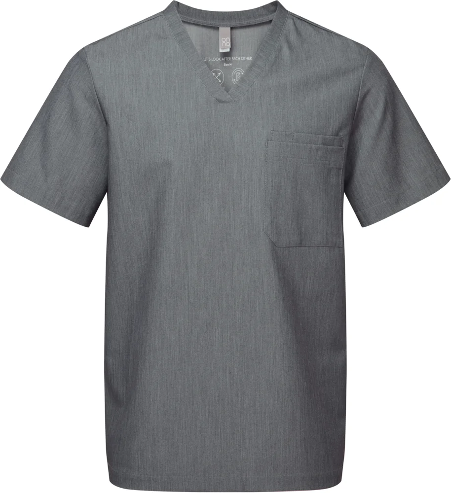 Herren V-Ausschnitt Stretch Kasack