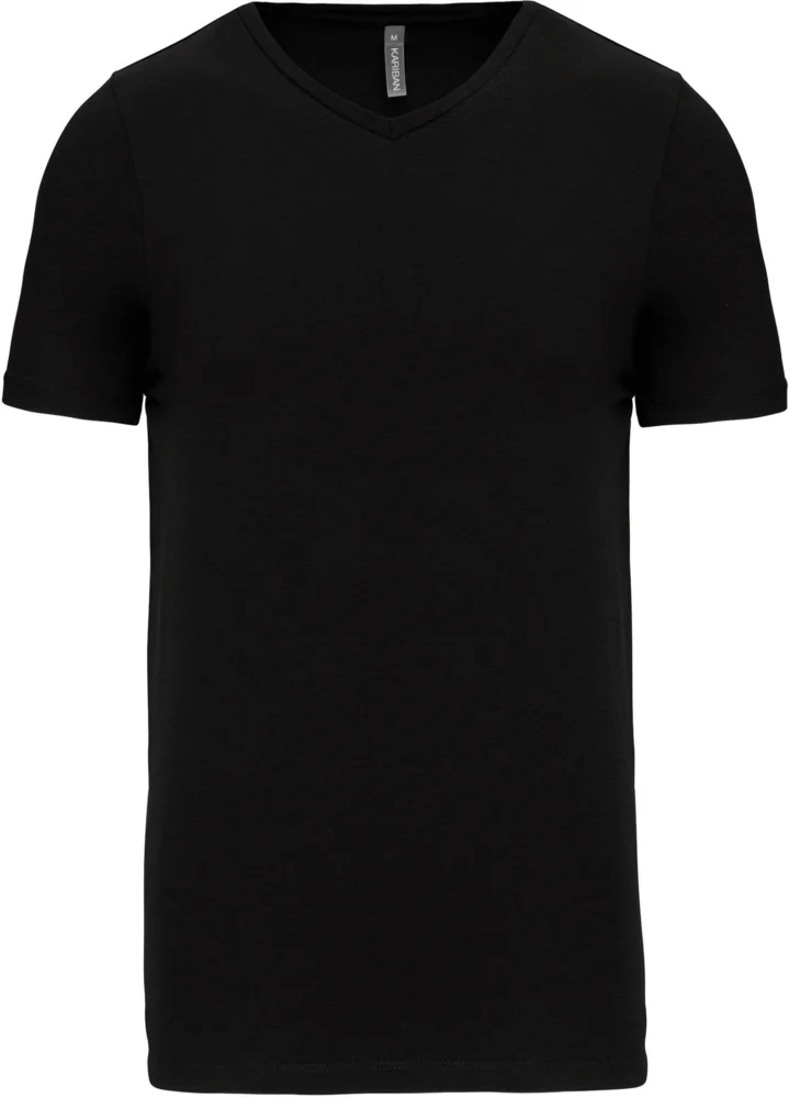 Herren V-Ausschnitt Stretch T-Shirt