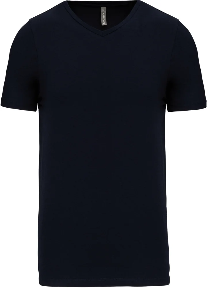 Herren V-Ausschnitt Stretch T-Shirt