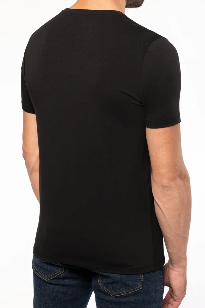 Herren V-Ausschnitt Stretch T-Shirt