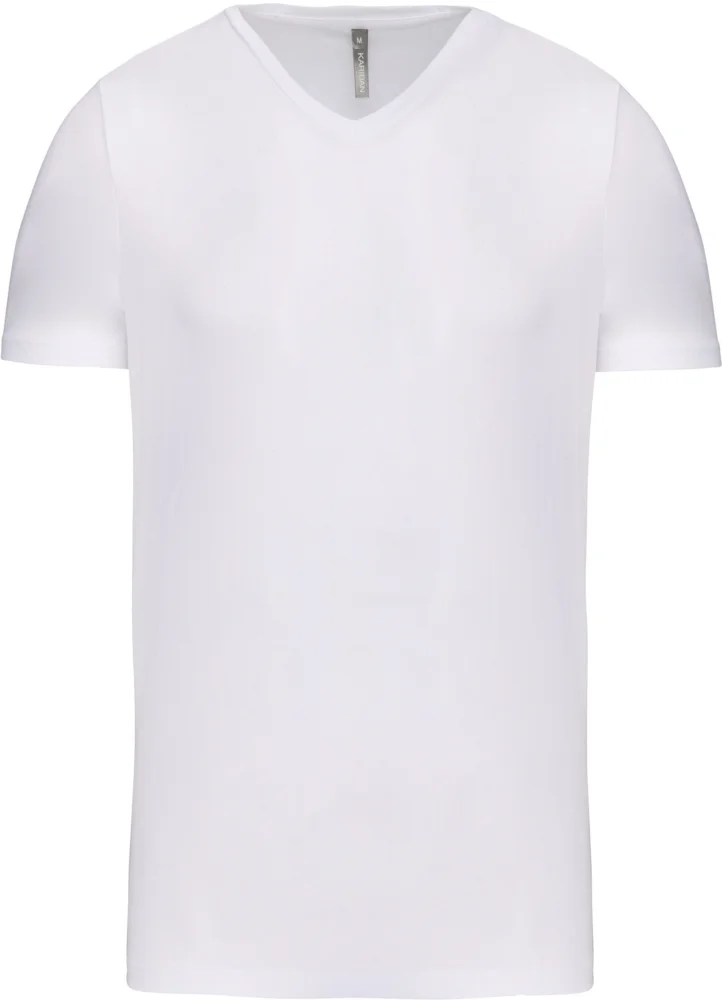 Herren V-Ausschnitt Stretch T-Shirt