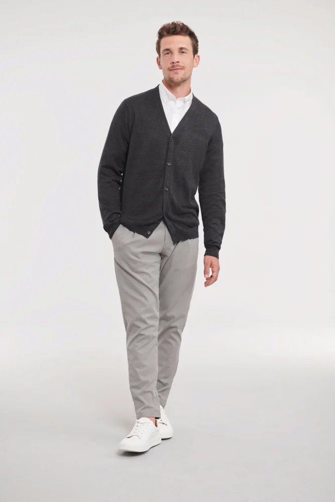 Herren V-Ausschnitt Strickjacke