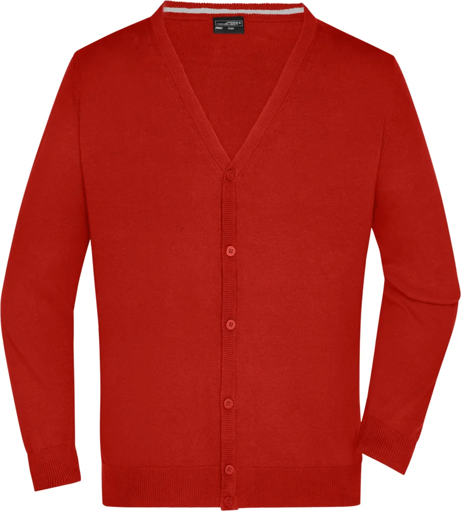 Herren V-Ausschnitt Strickjacke