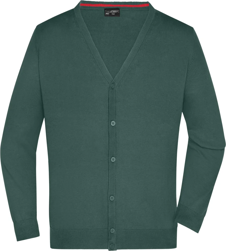 Herren V-Ausschnitt Strickjacke