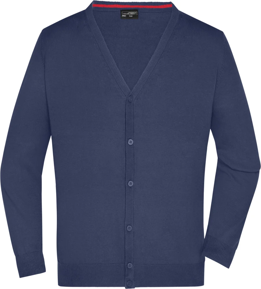 Herren V-Ausschnitt Strickjacke
