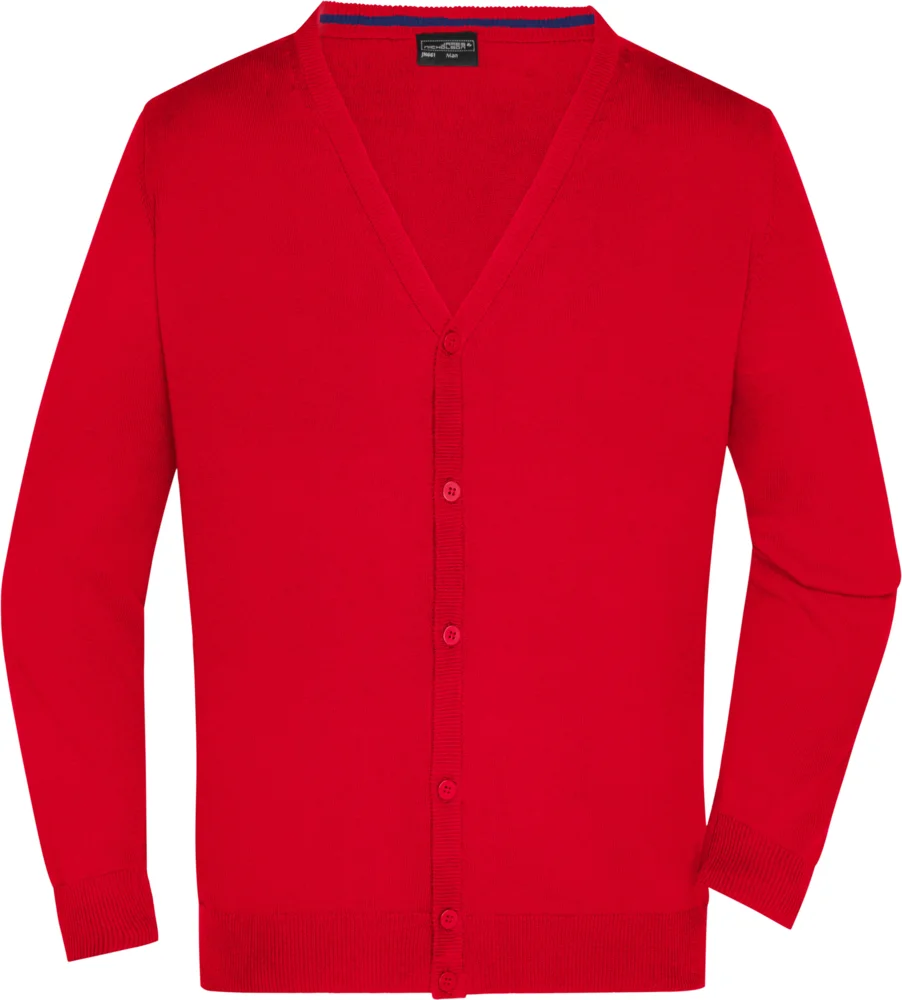 Herren V-Ausschnitt Strickjacke