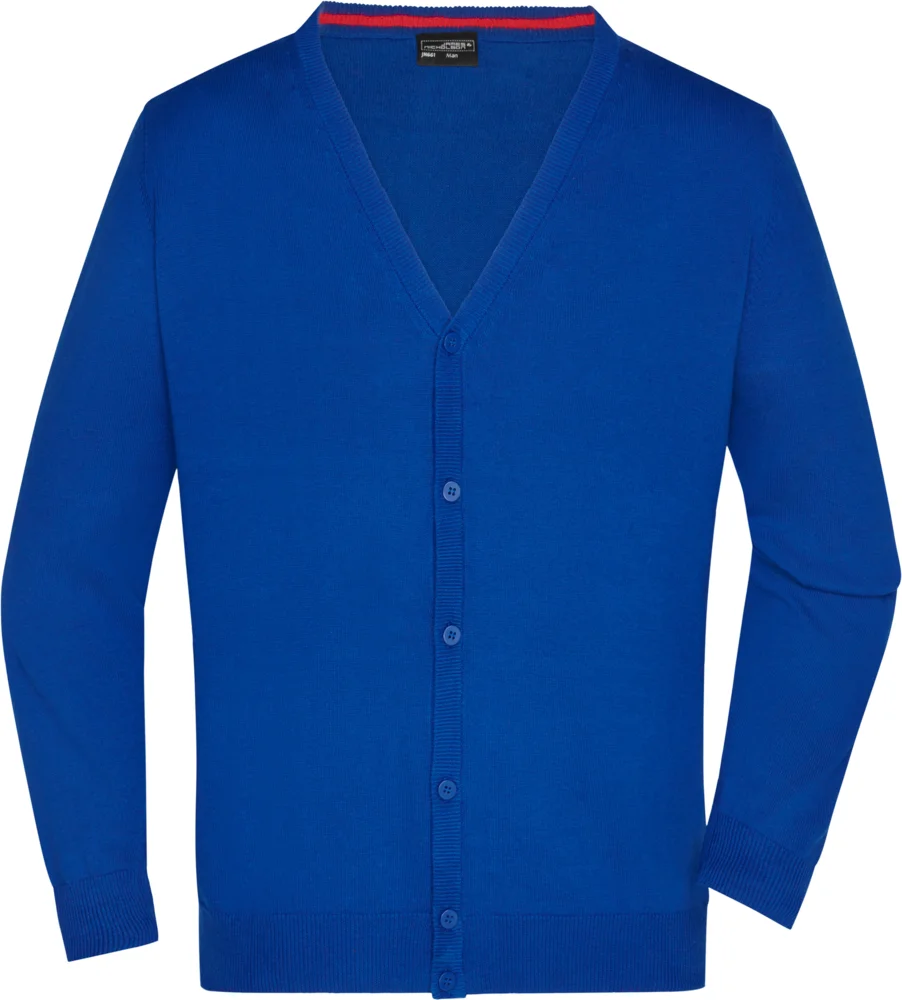 Herren V-Ausschnitt Strickjacke