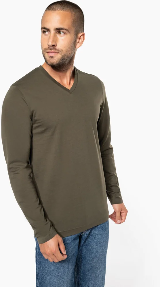 Men's V-Neck T-Shirt long-sleeve