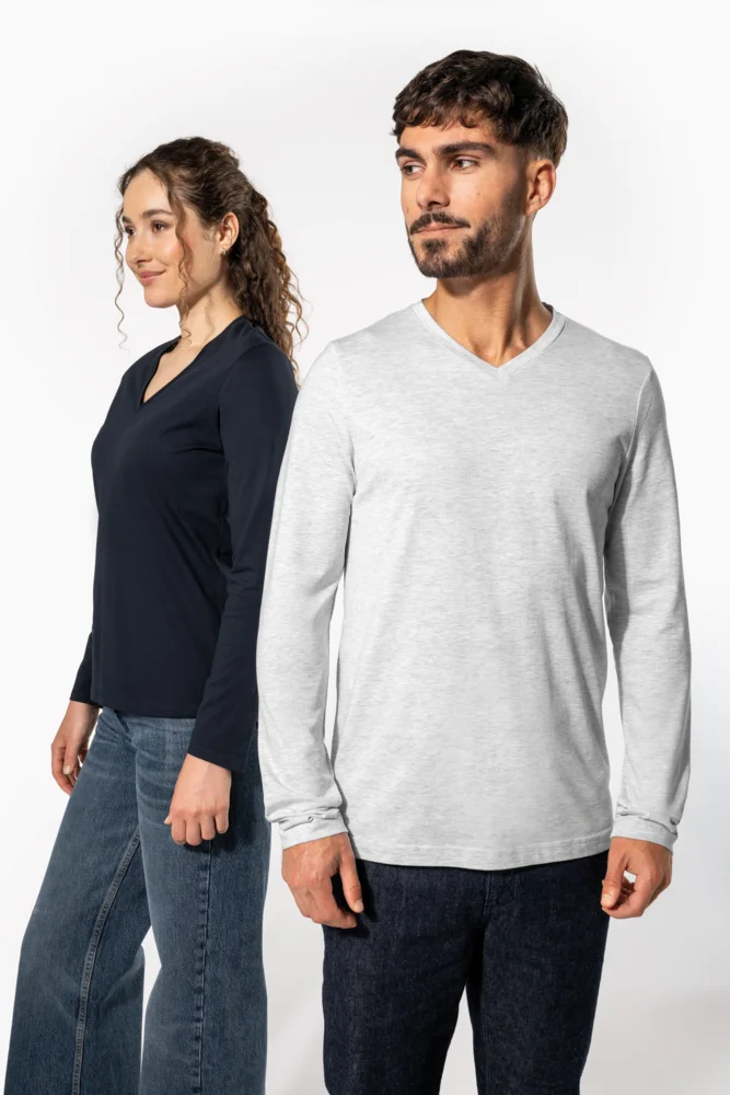 Men's V-Neck T-Shirt long-sleeve