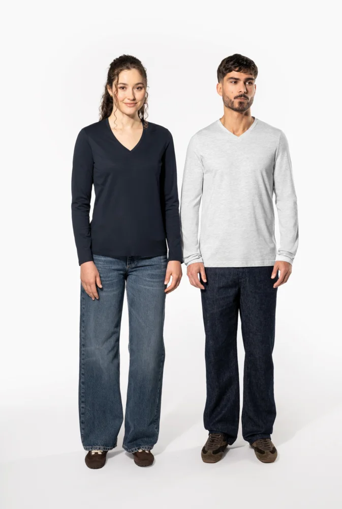 Men's V-Neck T-Shirt long-sleeve