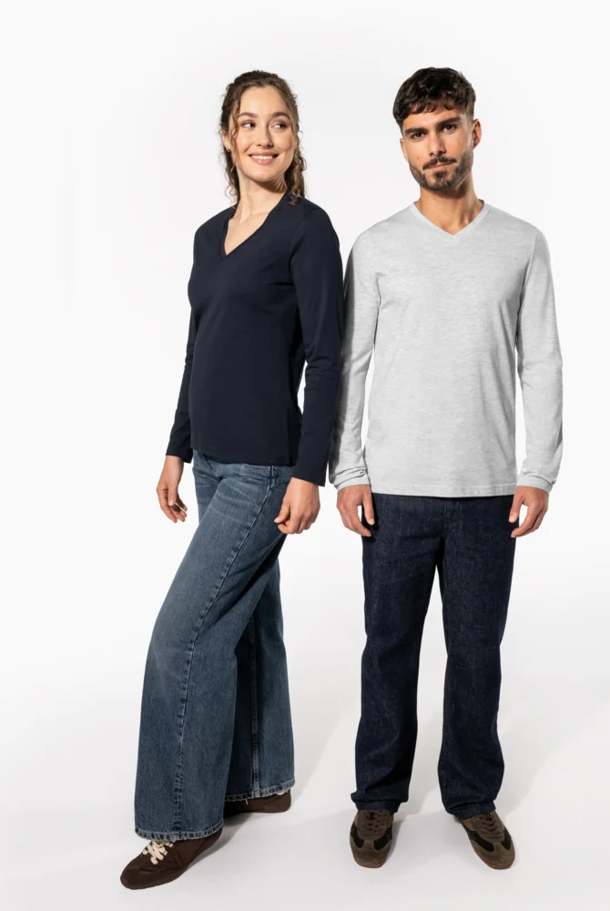 Men's V-Neck T-Shirt long-sleeve