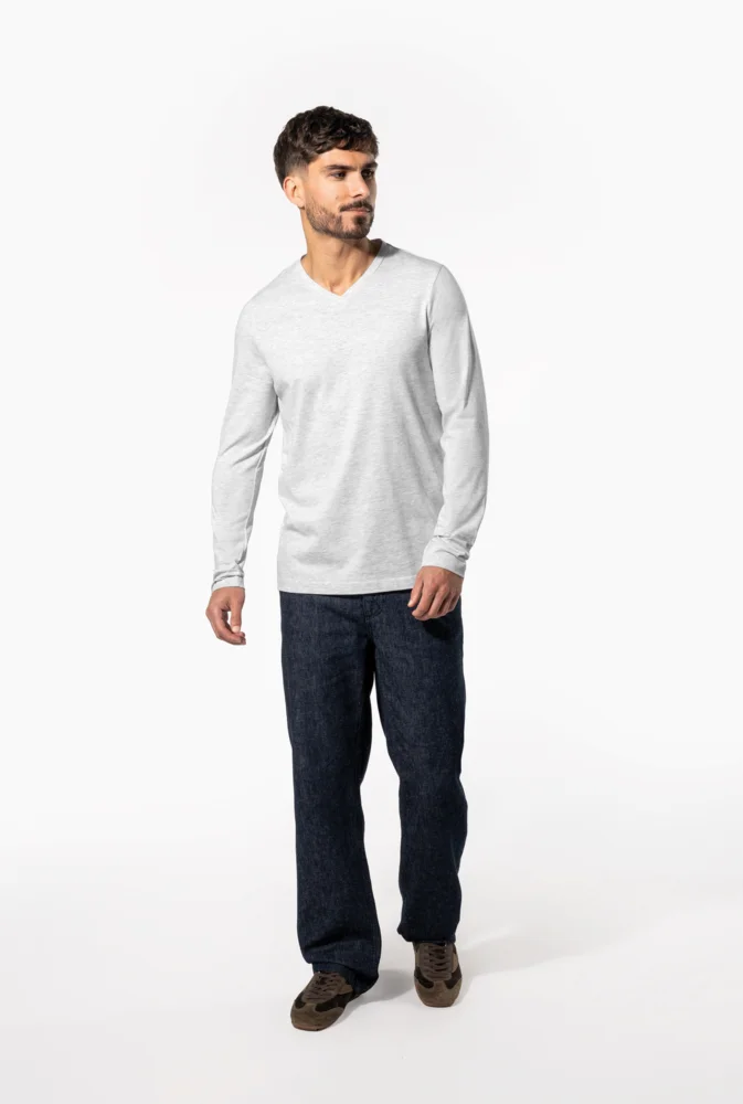 Men's V-Neck T-Shirt long-sleeve