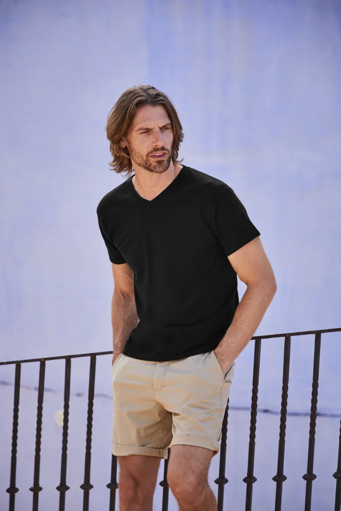Herren V-Ausschnitt T-Shirt