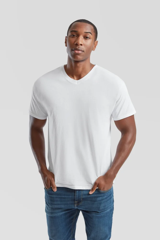 Herren V-Ausschnitt T-Shirt