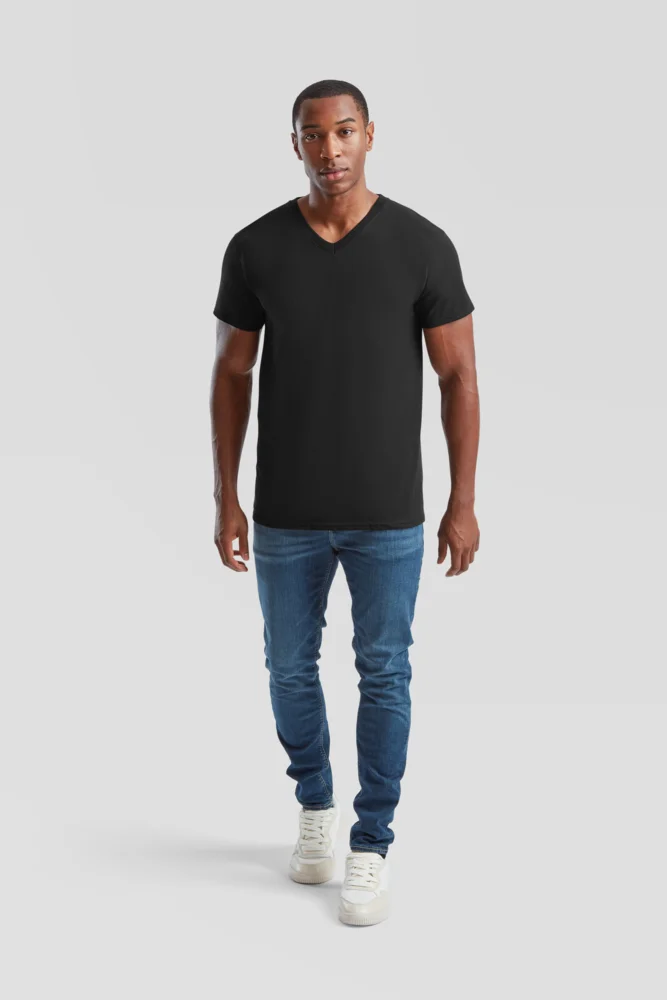 Herren V-Ausschnitt T-Shirt
