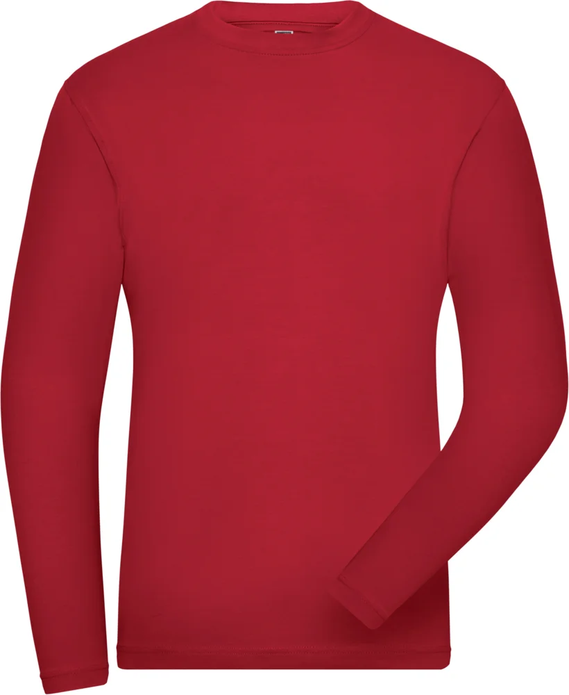 Herren Workwear Stretch T-Shirt langarm - Solid