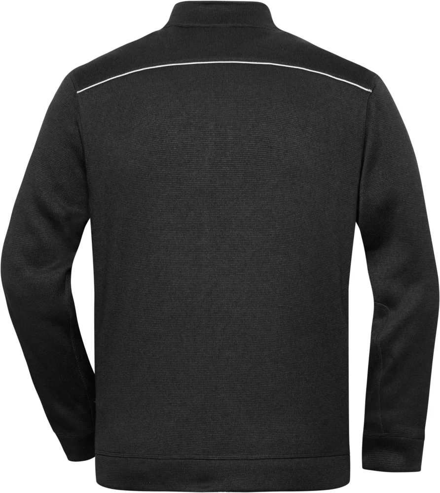 Herren Workwear Strickfleece Jacke - Solid