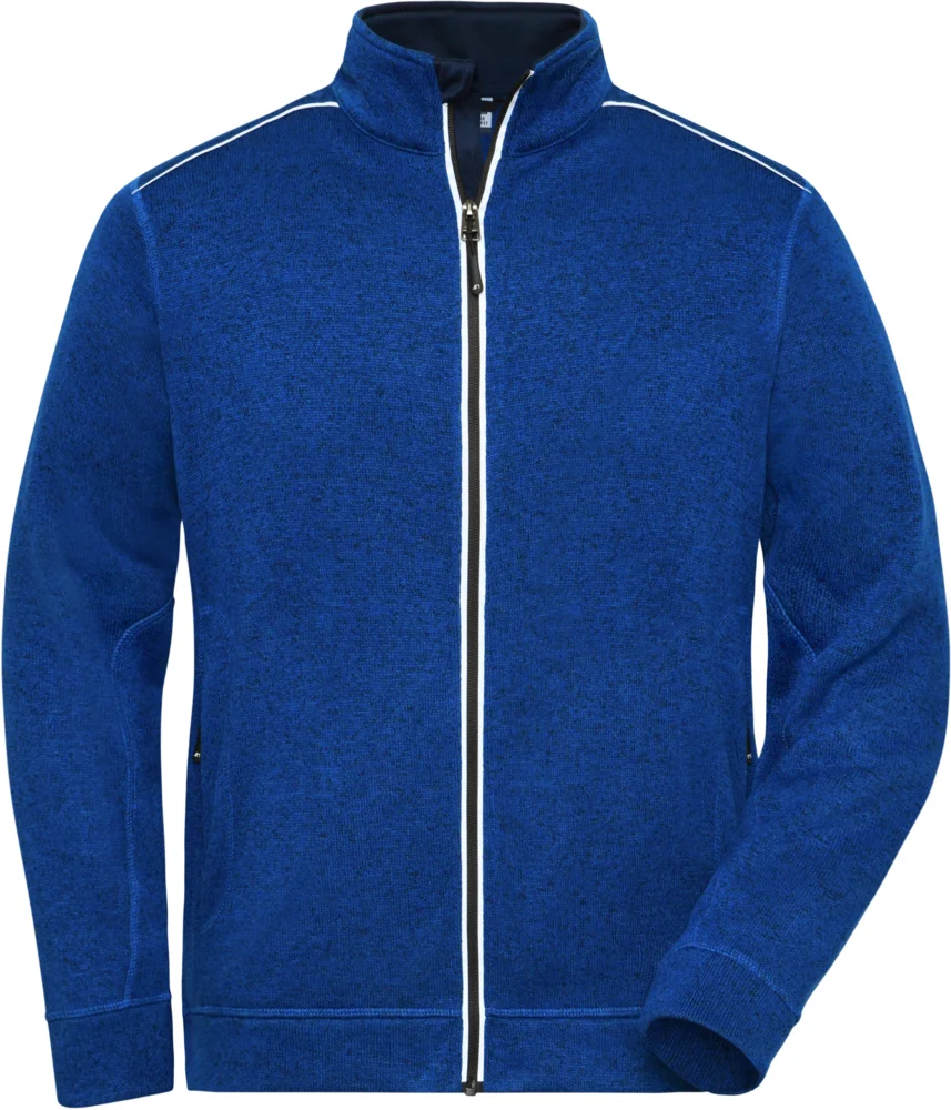 Herren Workwear Strickfleece Jacke - Solid