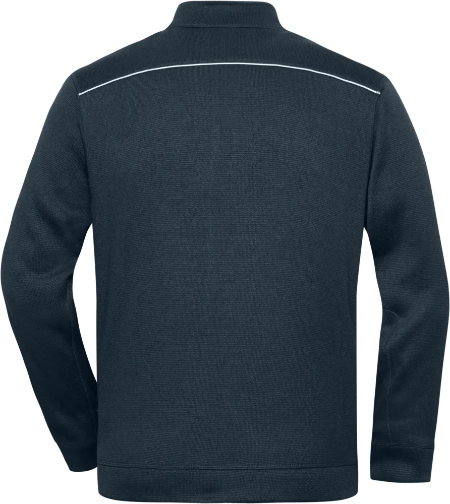 Herren Workwear Strickfleece Jacke - Solid
