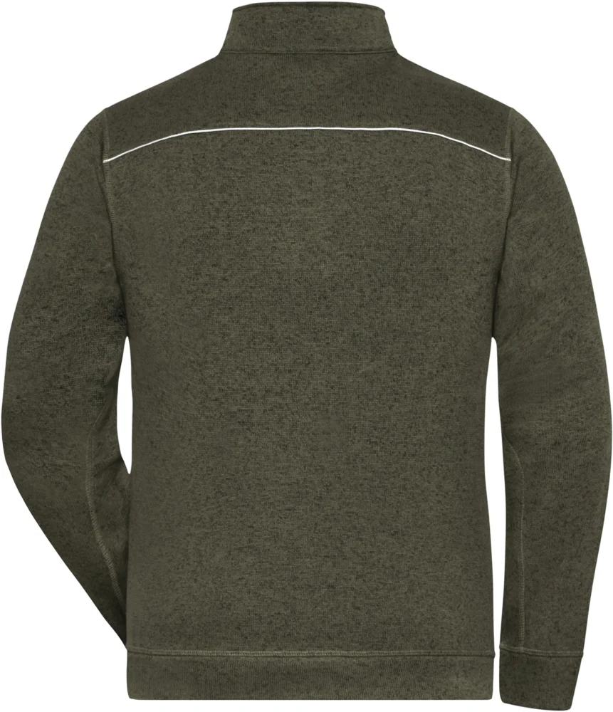 Herren Workwear Strickfleece Jacke - Solid