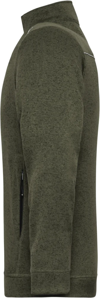 Herren Workwear Strickfleece Jacke - Solid