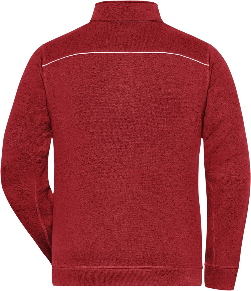 Herren Workwear Strickfleece Jacke - Solid