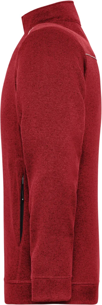 Herren Workwear Strickfleece Jacke - Solid