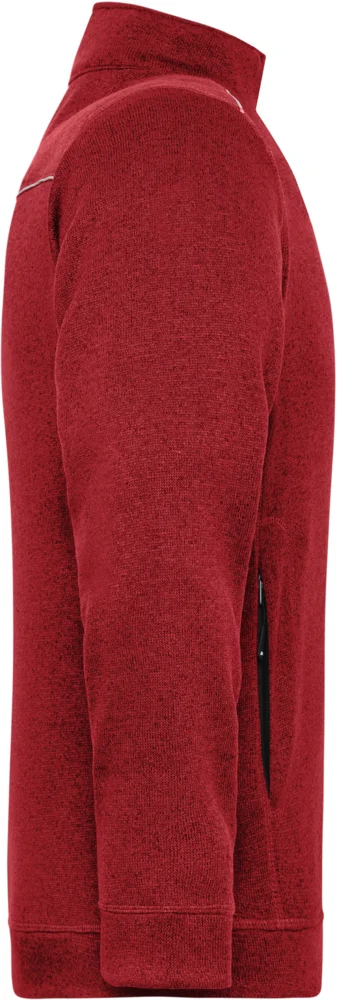 Herren Workwear Strickfleece Jacke - Solid