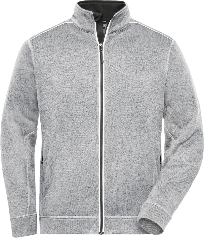 Herren Workwear Strickfleece Jacke - Solid