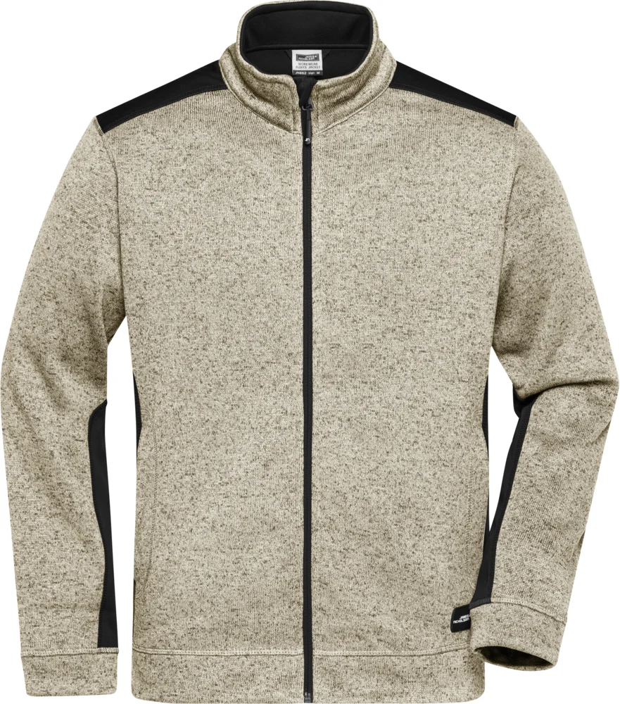 Herren Workwear Strickfleece Jacke - Strong