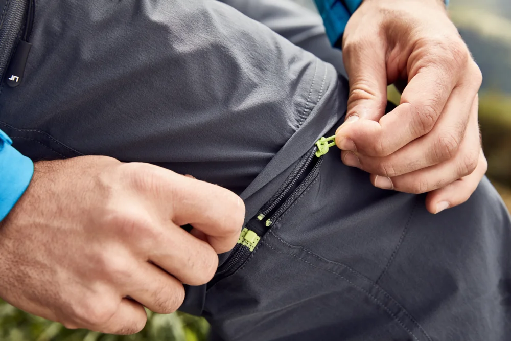 Herren Zip-Off Trekking Hose