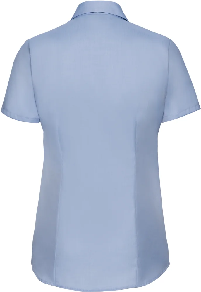 Herringbone Bluse kurzarm